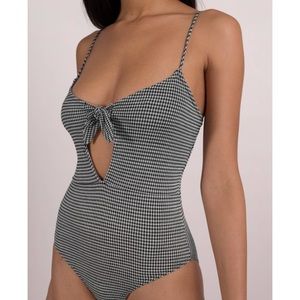 Tobi Gingham Bodysuit